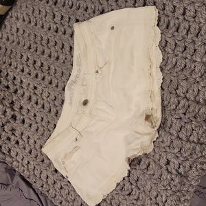 White denim Jean shorts